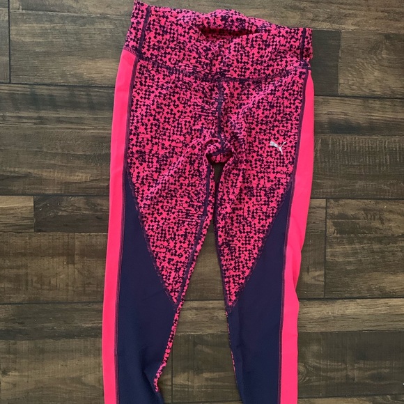Puma Cropped Workout Leggings - Picture 1 of 3